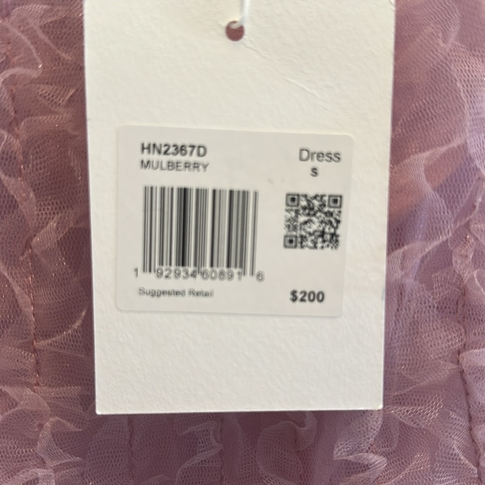 Endless Rose Mauve Ruffled Tulle Mini Dress - Picture 3 of 9